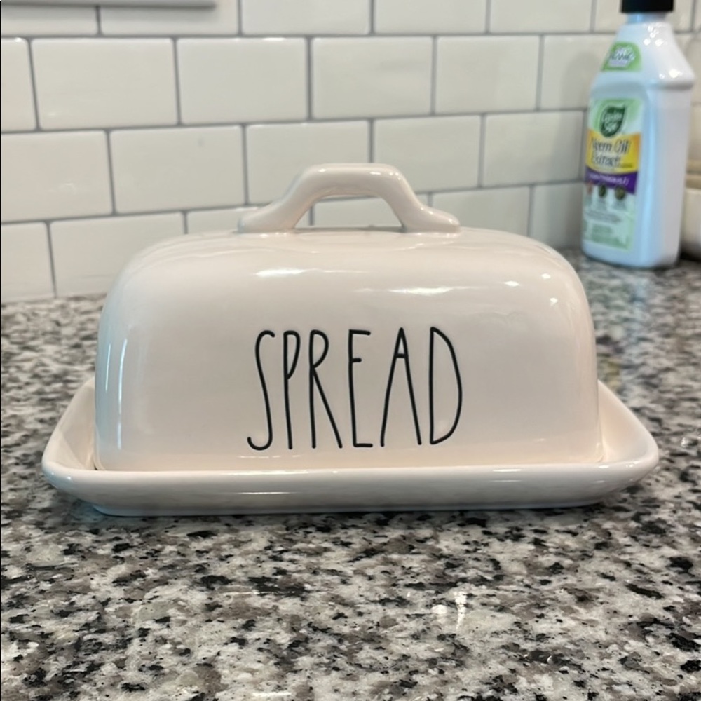 “Spread” Rae Dunn Butter Dish